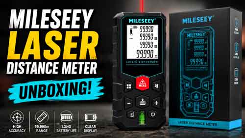 MILESEEY S6 Laser Distance Meter Full Unboxing